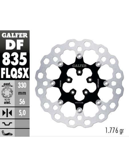 DISCHI FRENO GALFER "BIG CUBIQ"