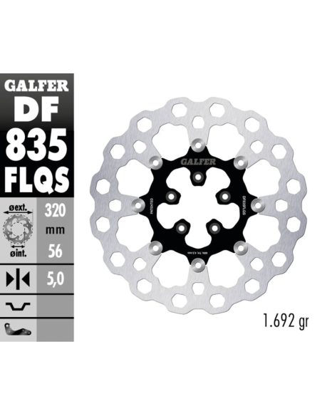 DISCHI FRENO GALFER "BIG CUBIQ"