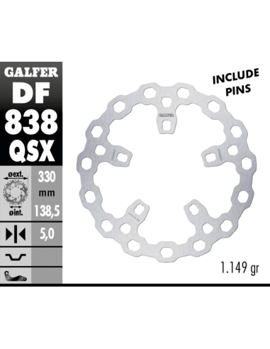 DISCHI FRENO GALFER "BIG CUBIQ"