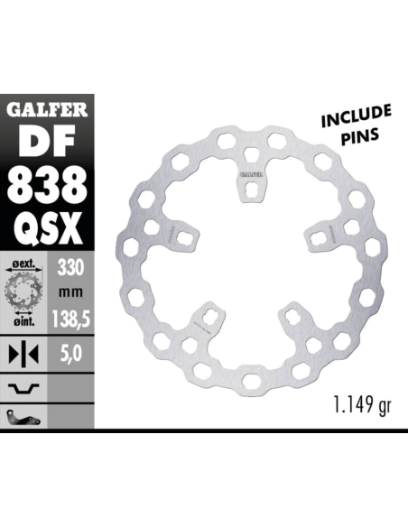 DISCHI FRENO GALFER "BIG CUBIQ"