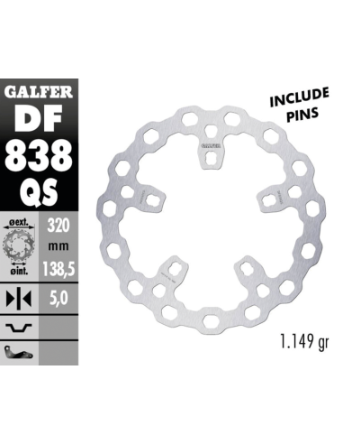 DISCHI FRENO GALFER "BIG CUBIQ"