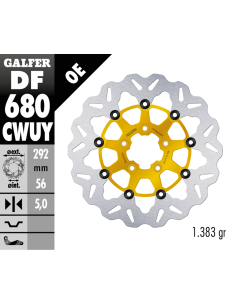 DISCHI FRENO FLOTTANTI GALFER "WAVE" 2