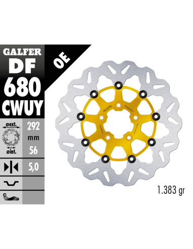 DISCHI FRENO FLOTTANTI GALFER "WAVE"