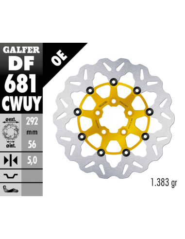 DISCHI FRENO FLOTTANTI GALFER "WAVE"