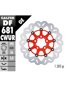 DISCHI FRENO FLOTTANTI GALFER "WAVE" 2