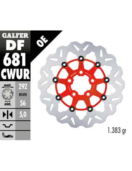 DISCHI FRENO FLOTTANTI GALFER "WAVE"