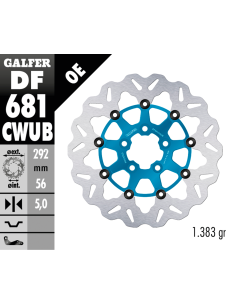 DISCHI FRENO FLOTTANTI GALFER "WAVE" 2