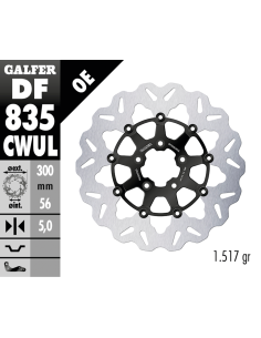 DISCHI FRENO FLOTTANTI GALFER "WAVE" 2