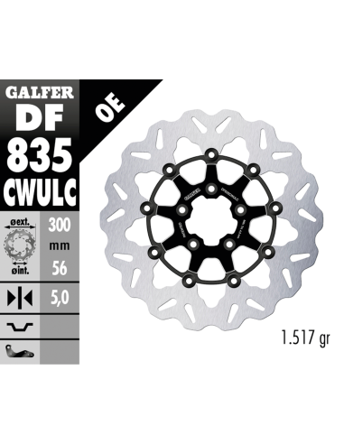 DISCHI FRENO FLOTTANTI GALFER "WAVE"