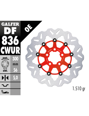 DISCHI FRENO FLOTTANTI GALFER "WAVE"
