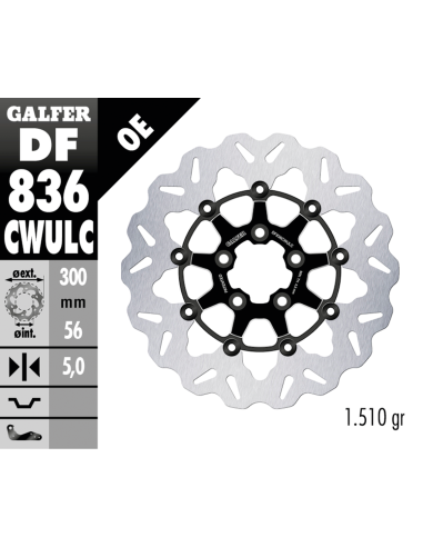 DISCHI FRENO FLOTTANTI GALFER "WAVE"