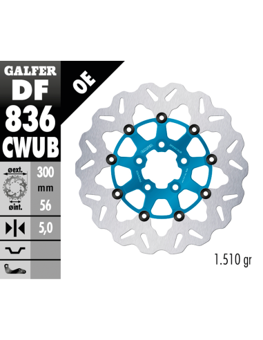 DISCHI FRENO FLOTTANTI GALFER "WAVE"