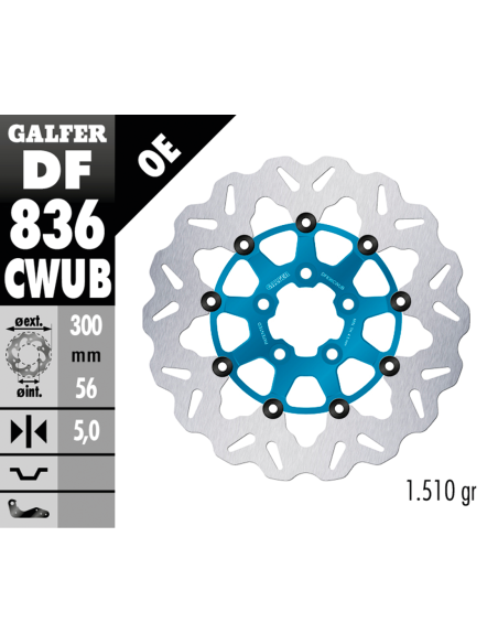 DISCHI FRENO FLOTTANTI GALFER "WAVE"