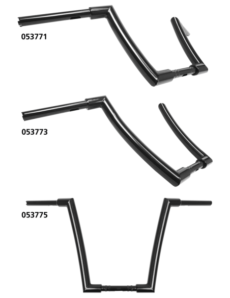 MANUBRI APE HANGERS GENUINE ZODIAC STILE CHICANO