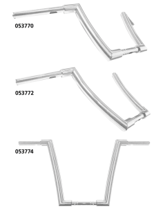 MANUBRI APE HANGERS GENUINE ZODIAC STILE CHICANO 2