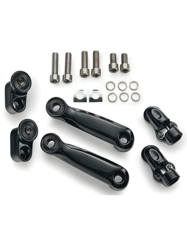 SUPPORTI PEDANE PASSEGGERO REGOLABILI RYDECULTURE BY CIRO PER INDIAN