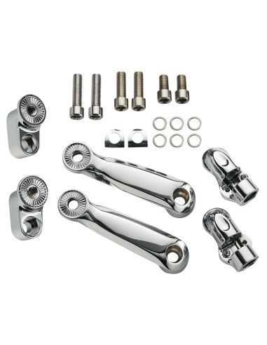 SUPPORTI PEDANE PASSEGGERO REGOLABILI RYDECULTURE BY CIRO PER INDIAN