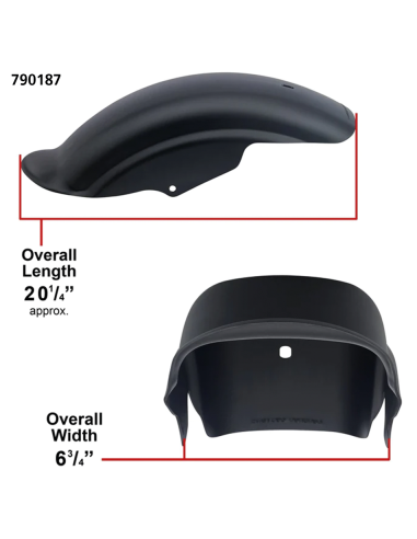 PARAFANGO POSTERIORE TSUNAMI DI LOWBROW CUSTOMS PER SPORSTER