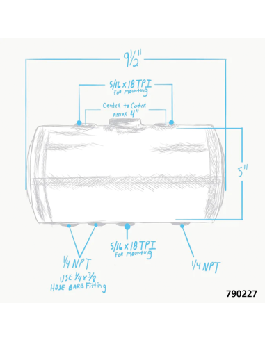 SERBATOI OLIO UNIVERSALI LOWBROW CUSTOMS