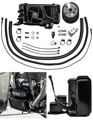 RADIATORE JAGG A MONTAGGIO BASSO CON VENTOLA ASSISTITA
