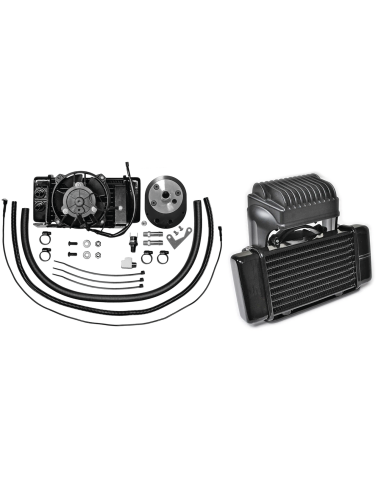 RADIATORE JAGG A MONTAGGIO BASSO CON VENTOLA ASSISTITA