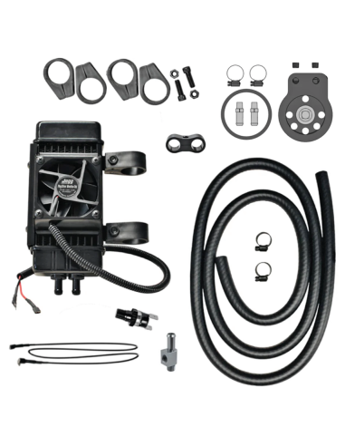 KIT RADIATORE JAGG A MONTAGGIO VERTICALE CON VENTOLA ASSISTITA