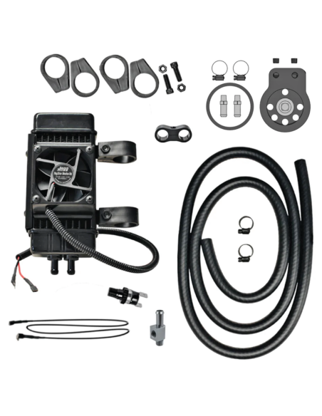 KIT RADIATORE JAGG A MONTAGGIO VERTICALE CON VENTOLA ASSISTITA