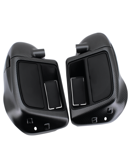 CARENATURA INFERIORE ASPETTO CARBONIO CON PORTAOGGETTI