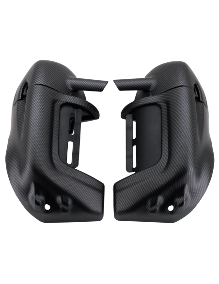 CARENATURA INFERIORE ASPETTO CARBONIO CON PORTAOGGETTI