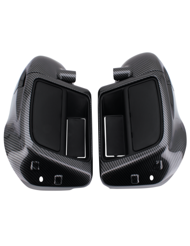 CARENATURA INFERIORE ASPETTO CARBONIO CON PORTAOGGETTI