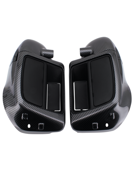 CARENATURA INFERIORE ASPETTO CARBONIO CON PORTAOGGETTI