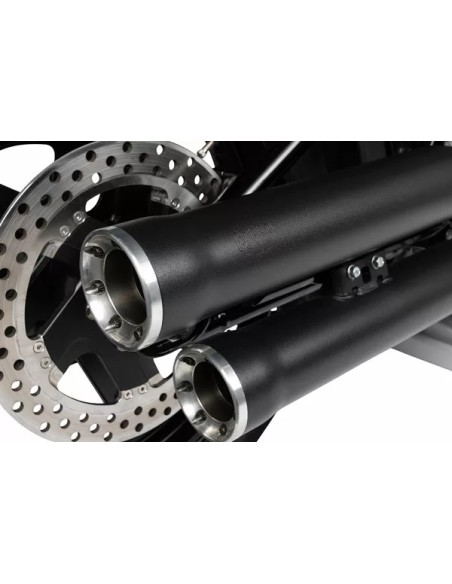 Cobra, 3" RPT Race Pro slip-on mufflers. Black