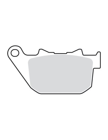 MCS, brake pads rear. Organic