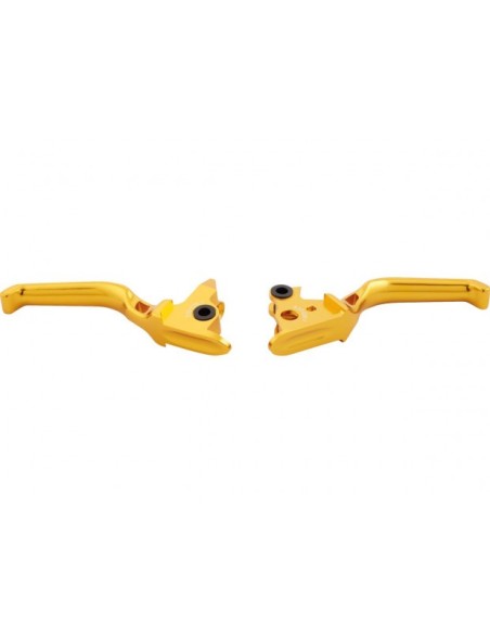 Arlen Ness Method Hand Levers Gold Anodized Cable Clutch