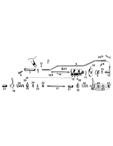 RICAMBI CAMBIO PER MODELLI 45CI