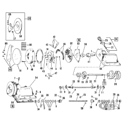 PARTE SUPERIORE A CRICCHETTO CAMBIO A PEDALE 1952-1979
