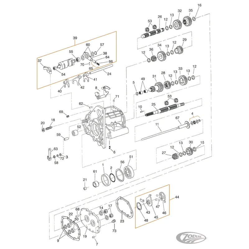 PARTI CAMBIO PER BIG TWIN 5 MARCE DAL 1979-1993