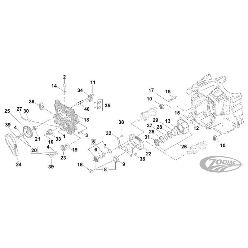 PARTI CAMBIO PER BIG TWIN 5 MARCE DAL 1979-1993