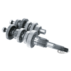 SET INGRANAGGI, ALBERO PRIMARIO E SECONDARIO ZODIAC PER CAMBIO A 5 MARCE