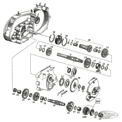 PARTI PER CAMBIO SPORTSTER 4 MARCE
