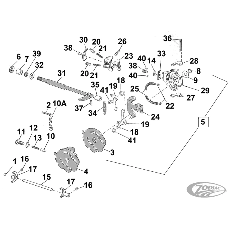 PARTI CAMBIO PER MODELLI K 1952-1956 E SPORSTER 1957-1990