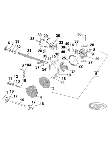 PARTI CAMBIO PER MODELLI K 1952-1956 E SPORSTER 1957-1990