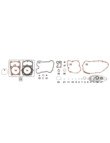 GUARNIZIONI E PARAOLI PER XG750 E XG750A STREET ROD