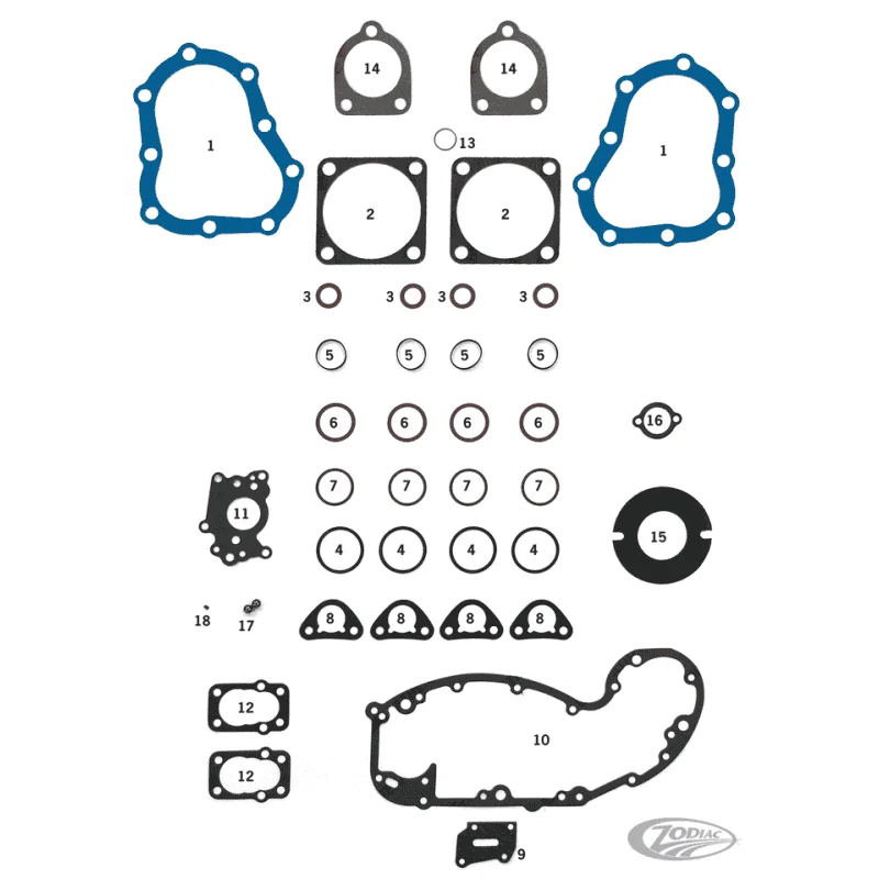 GUARNIZIONI E PARAOLI PER FLATHEAD 74CI E 80CI