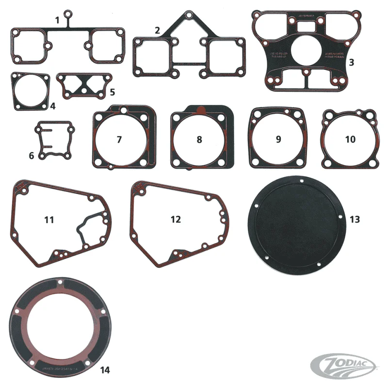 GUARNIZIONI, O-RING E PARAOLI PER PANHEAD DAL 1948 AL 1965 E SHOVELHEAD DAL 1966 AL 1984