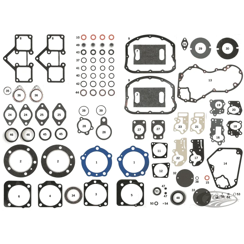 GUARNIZIONI, O-RING E PARAOLI PER PANHEAD DAL 1948 AL 1965 E SHOVELHEAD DAL 1966 AL 1984