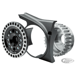 COPERCHIO PIGNONE, INSERTI E PULEGGE DISASSATE RICK'S PER SPORTSTER