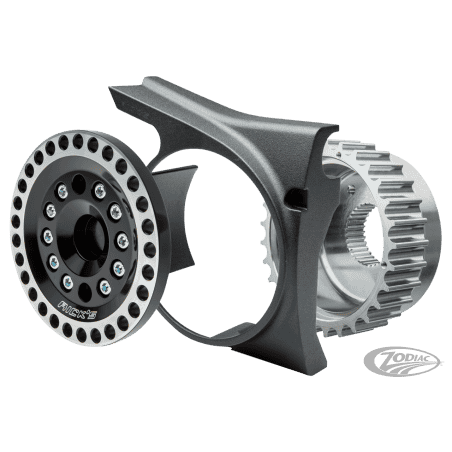 COPERCHIO PIGNONE, INSERTI E PULEGGE DISASSATE RICK'S PER SPORTSTER