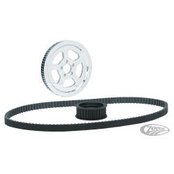 KIT PULEGGE PER EXTRA SPAZIO TRA CINGHIA E FORCELLONE