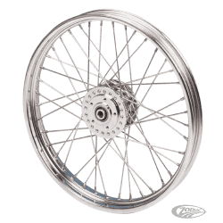 RUOTE ANTERIORI ASSEMBLATE PER SPORTSTER E DYNA 2000 E PIÙ A CERCHI "ROLLED EDGE"